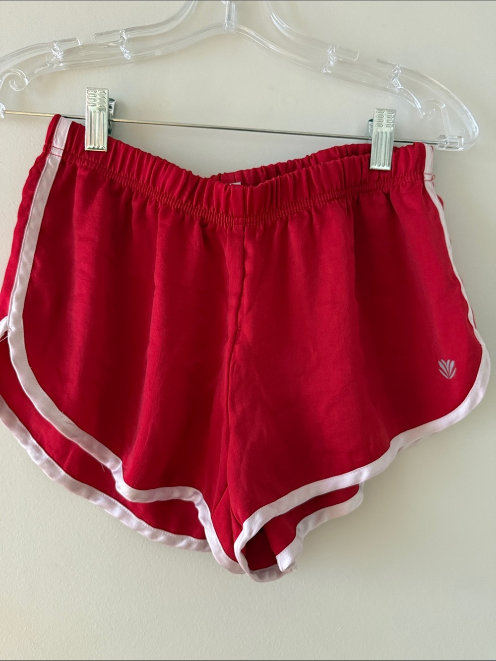 Forever 21 Red Athletic Shorts with White Trim